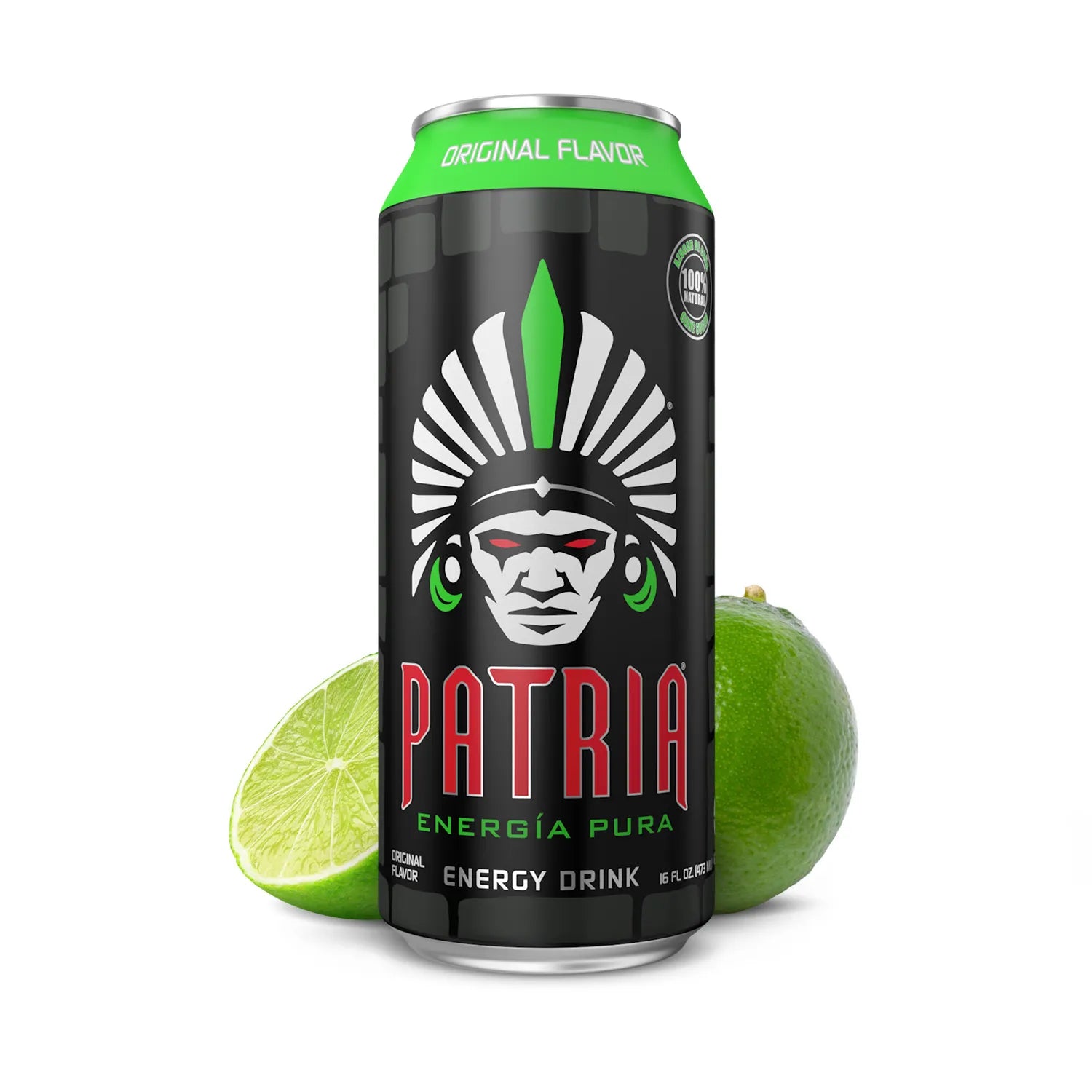 Patria Energy Drink - Original - 16 oz Can (12 Pack Case)